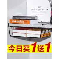 宿舍床头收纳大学生寝室厨房橱柜衣柜分层隔板桌下挂篮置物架收纳层架 三维工匠