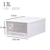 加厚单层抽屉式自由组合收纳柜储物柜透明塑料宝宝儿童整理箱柜 三维工匠