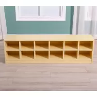 幼儿园柜子储物柜组多功能儿童玩具收纳架区角书架鞋书包柜蒙氏柜收纳柜 三维工匠
