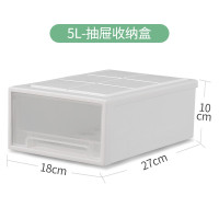 抽屉式收纳箱收纳盒收纳柜自由组合衣柜内衣家用塑料整理箱储物箱收纳柜 三维工匠