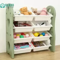 儿童玩具收纳架幼儿园宝宝整理柜收纳箱塑料多层置物架子家用经济 三维工匠收纳柜