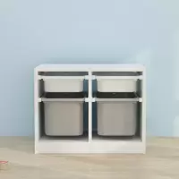 儿童玩具收纳柜储物舒法特大容量实木简易经济型宝宝抽屉式收纳架收纳柜 三维工匠