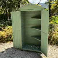 户外收纳防腐防雨防水柜子多功能木储物柜杂物柜加大码庭院储物箱 三维工匠收纳柜