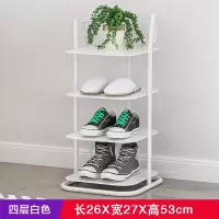多层简易鞋架家用铁艺经济型省空间宿舍小鞋柜口防尘收纳架鞋柜 三维工匠收纳柜