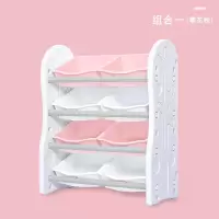儿童玩具收纳架置物架塑料幼儿园收纳柜整理架多层宝宝书架绘本架收纳柜 三维工匠