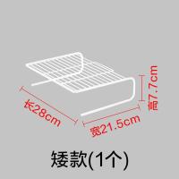 厨房冰箱橱柜内部隔层分层置物架 柜子收纳免钉冰柜隔板隔断收纳柜 三维工匠