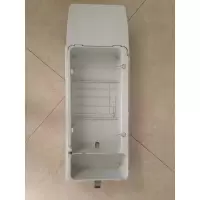 便携家用老式缝纫机手提箱 PVC箱 塑料箱 收纳箱 防尘 防蛀便携式收纳柜 三维工匠 富贵白实木底座