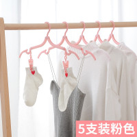 多功能旅行折叠收纳衣架晾晒衣挂家用衣挂衣服挂内衣多夹子凉 三维工匠