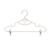 衣架可叠加带夹子套装连体裤架一体晾衣架汉服专用衣撑jk裙夹子挂 三维工匠