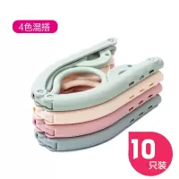 多功能旅行折叠衣架收纳晾衣架便携式旅游出差家用衣挂折叠 三维工匠
