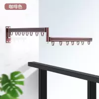 折叠晾衣架壁挂式晾衣架伸缩杆可伸缩隐形小阳台晾衣杆折叠晒衣架晾衣杆 三维工匠 如需[上门安装]请拍此项