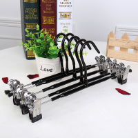 20个装防滑浸塑裤架塑料晾裤夹子服装店家用无痕裙子裤挂裤子衣架衣架 三维工匠