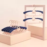 儿童衣架多功能无痕婴儿小孩衣服挂儿衣撑小号宝宝晾衣架家用衣架 三维工匠