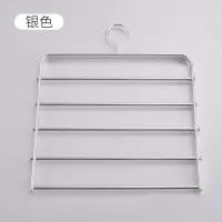 太空铝裤夹家用裤子衣架多功能金属裤架多层裤挂架子收纳衣架 三维工匠