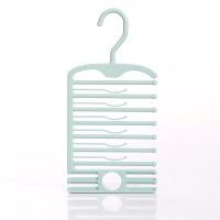 挂围巾架收纳丝巾挂架衣架圈环圈圈领带架皮带丝袜多功能家用衣架 三维工匠