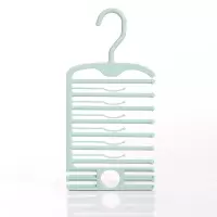 挂围巾架收纳丝巾挂架衣架圈环圈圈领带架皮带丝袜多功能家用衣架 三维工匠
