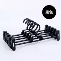 防滑裤架裤夹子家用多层衣柜无痕塑料伸缩多功能裙子夹裤挂晾衣架衣架 三维工匠