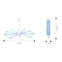 伞形尿布架宝宝家用塑料防风毛巾晾晒架儿宝宝婴儿尿布晾衣架衣架 三维工匠