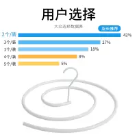 晒被子螺旋旋转衣架晾床单圆形大号飘窗凉被套罩可晒阳台窗外衣架 三维工匠