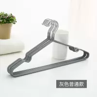 加粗无痕防滑浸塑衣架子撑衣挂家用衣服架衣撑成人金属晾衣架批发衣架 三维工匠