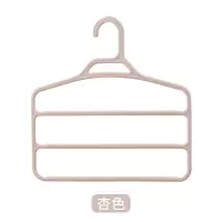无痕多功能裤架多层衣架塑料家用裤子收纳架衣柜收纳裤挂架子衣架 三维工匠