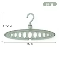 多功能魔术衣架学生宿舍用收纳家用折叠挂钩晒衣服挂衣架子IP晾晒架 三维工匠 灰色 1个