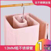 不锈钢螺旋式晒衣架窗外加厚凉床单被套家用旋转折叠被单架晾晒架 三维工匠 管粗13MM-螺旋晒被架 1个