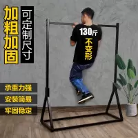 网红欧式铁艺衣服架子服装店展示架落地卧室挂衣摆摊男女儿童货架晾晒架 三维工匠 长150x宽40x高180cm 官方标配