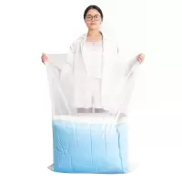 装被子的收纳袋衣服物整理棉絮搬家打包袋子透明塑料超大防水防潮收纳袋 三维工匠