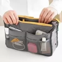 韩国包中包大容量内胆包中袋拉链整理包化妆品收纳包内袋小号女包收纳袋 三维工匠