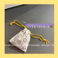 ins风韩国网红软糖小熊抽绳收纳袋小帆布袋束口可爱少女心杂物袋收纳袋 三维工匠