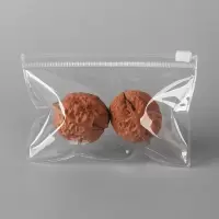 100个高透明文玩核桃密封袋 佛珠拉链袋 PVC自封袋加厚饰品收纳袋收纳袋 三维工匠储物箱
