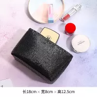 网红化妆包女便携小号迷你可爱随身ins风超火简约化妆袋收纳包小收纳袋 三维工匠收纳盒