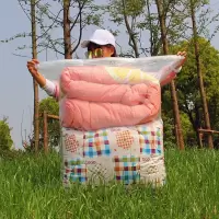 棉被收纳防潮袋特大号加厚搬家袋塑料透明自封袋打包装被子的袋子收纳袋 三维工匠