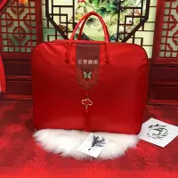大红色婚庆结婚陪嫁喜被收纳袋装被子的袋子棉被四件套刺绣包装袋收纳袋 三维工匠