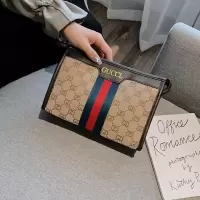 网红化妆包女便携简约化妆品收纳包大容量随身化妆袋ins风超火收纳袋 三维工匠