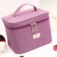 化妆包便携小号简约少女心袋多功能收纳盒品可爱网红大容量箱韩国收纳袋 三维工匠