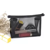 透明化妆包小号便携女ins风超火简约大容量旅行收纳包随身洗漱袋收纳袋 三维工匠