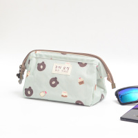 防水便携小号随身品收纳包袋 包中包网红ins风超火大容量化妆包女收纳袋 三维工匠 青色小兔子储物箱