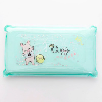 午睡垫家居凉垫制冷少女心办公室宿舍冰垫物理降温冰枕海绵夏天枕收纳袋 三维工匠