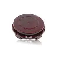 景德镇陶瓷器木座 鱼缸花瓶底座 底座木制工艺品底座带旋转 底脚 三维工匠 28CM摆件