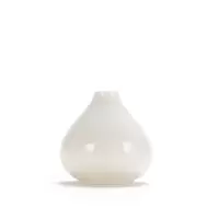 禅意德化白瓷小花器 陶瓷水培花器茶席家居摆件干花小花瓶 三维工匠 正雅瓶
