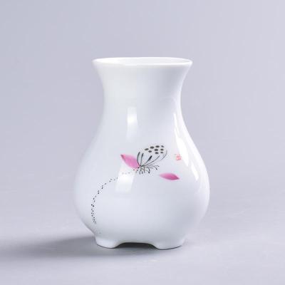 小清新陶瓷花瓶花插现代简约假花干花花器客厅餐桌家居装饰品摆件 三维工匠 颜/花瓶荷香 小