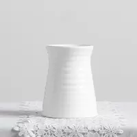 北欧花瓶水培满天星家用陶瓷小花器干花花瓶欧式简约客厅插花摆件 三维工匠 蓝色