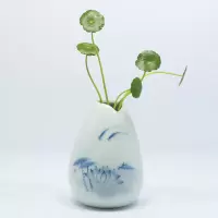 简约现代花器工艺摆件 陶瓷花瓶花道插花装饰品 水培花瓶酒店饰品 三维工匠 花器·一枝独秀