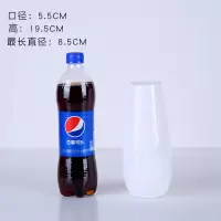 田园小花瓶摆件客厅北欧白瓷ins风干花插花水培陶瓷蓝色白色瓷器 三维工匠 050小号:蓝色