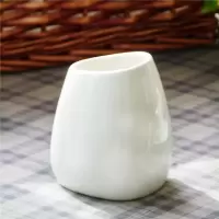 现代简约景德镇白色陶瓷小花瓶餐桌客厅插花干花水养花器装饰摆件 三维工匠 一套(大中小三个花瓶)更划算