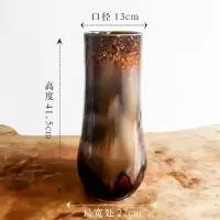 捡漏景德镇陶瓷台面干花水养小花瓶客厅插花摆件花盆 三维工匠 1号()