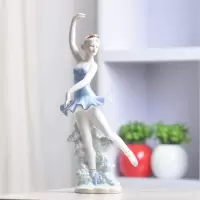 欧式西洋美女创意人物摆件陶瓷工艺品现代家居客厅摆设卧室装饰品 三维工匠 101