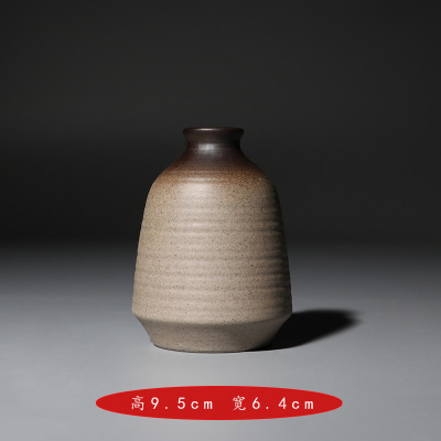 小花器花插陶瓷花瓶日式陶瓷花器茶桌花瓶陶瓷家居办公家居摆件 三维工匠 款式三